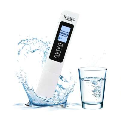 2025 New Upgraded 4-In-1 Digital TDS Meter - Digital Water Quality Tester For TDS, EC And Temperature,Water Tester ,0-9990ppm Range ,Professional
