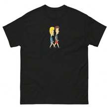 Camiseta gráfica de Beavis y Butthead - Negro - Ver 5