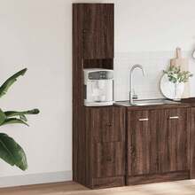 vidaXL Armadio da cucina chêne marrone 35x50x180 cm ingegneria del legno - Castano - Visualizzare 1