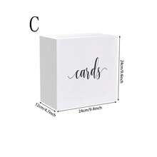 1 Set Gold Acrylic Pull-Out Wedding Card Box, Large Gold Acrylic Card Holder Box With Slots, Suitable For Gifts, Souvenirs, Company Celebrations, Donations, Baby Showers, Birthday Parties, Graduation Card Stands - Multicolor - View 9
