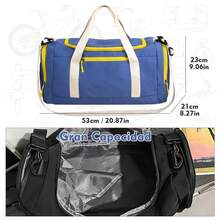 Sports Luggage Bags - Blue - View 4