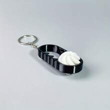 3D打印旋转涡轮钥匙扣，酷炫旋转结构饰品，生日、情人节、收藏的完美礼物 - 彩色 - 查看 6