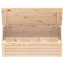 vidaXL Camera da letto 89x36,5x33 cm Legno massiccio in legno - Castano - Visualizzare 8