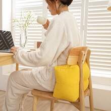 Office Seats, Lumbar Support 1PC Cushions, Simple And Long-Lasting Waist Protection Tools, Lumbar Pillow Backrests, Nap Pillows, Backrest Cushions, New Models - Beige - View 7