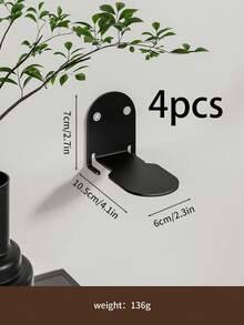 Bộ 1/2/4 kệ treo tường, giá sách vô hình, kệ trưng bày treo tường, thích hợp cho văn phòng, phòng chơi game, nhà bếp, có thể dùng để đựng sách, cây cảnh và đồ trang trí nhà cửa. Kệ lưu trữ treo tường, không cần lắp ráp. - Nhiều màu - Xem 14