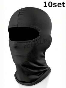 POLASUP 1 st söt rosa ros andningsbar cykelbalaklava, lätt, enkel att rengöra, dubbelt sydd, lämplig för utomhuscykling, motorcykelåkning, vintersporter, vattensporter, solskydd, tygmaterial: spandex, andningsbar, stretchig - Multifärgad - Visa 14