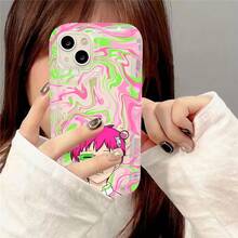 The D-Disastrous Life Of Saiki K Phone Case For  17 16e 16 15 14 13 12 11 Pro Max Mini Air XR XS X 7 8 Plus Shockproof Airbag Soft TPU Back Cover Funda Para  17 Pro Covers For  Cheap  17 Case Valentine's Day - 混合顏色 - 查看 7