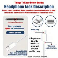 5款全新粉色数码智能耳机可选，完全兼容Type-C接口，可选全入耳式DIY可爱配件（粉色爱心/粉色贝壳/草莓兔等），有线耳机，带音量调节功能、内置麦克风、高清通话手机耳机、音乐耳机。 - 均碼 - 查看 13