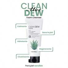 Espuma limpiadora de Áloe Clean Dew - Tonymoly - Limpieza profunda - Ver 2