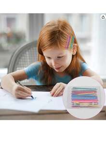 AIEX Kit de 50 horquillas para el pelo, de sujeción segura, horquillas para el pelo, para mujeres y niñas y peluquería (multicolor) - Multicolor - Ver 5