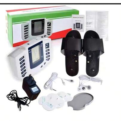 Masajeador de pulso electrónico, zapatillas de masaje de pies, masajeador de pies, adecuado para uso doméstico, relajación.