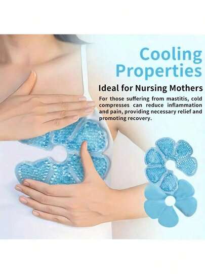 Nursing Pads, Cooling/Heating Nursing Gel Pads, Essential Breastfeeding Supplies And Postpartum Recovery, Breastfeeding