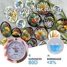 25克/60克/100克/200克/500克低粘度树脂套装 - 超透明、坚硬、稀薄、无异味 - 适用于珠宝制作、DIY工艺品、吊坠、耳环、项链、钥匙扣 - 快速强力粘合剂（无需混合配方）