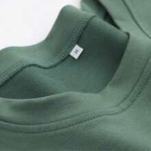 Women's Casual "PARKE" Letter Print Loose Pullover Sweatshirt, Encountering Lazy Fashion.2026 New Y2Y Style Casual Women's Sweatshirt - Versatile For Sports, Leisure, And Everyday Wear - 綠色 - 查看 6