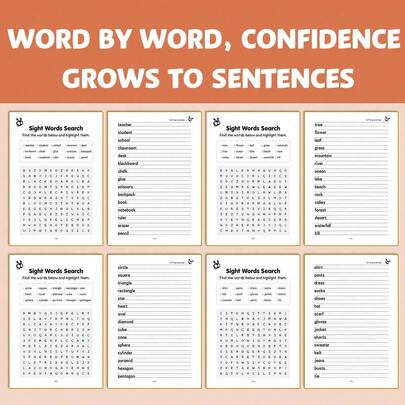 Word Search Challenge Workbook, Find Hidden Words To Improve Concentration, Memory And Pattern Recognition, Great For Quiet Breaks And Mind Refresh
