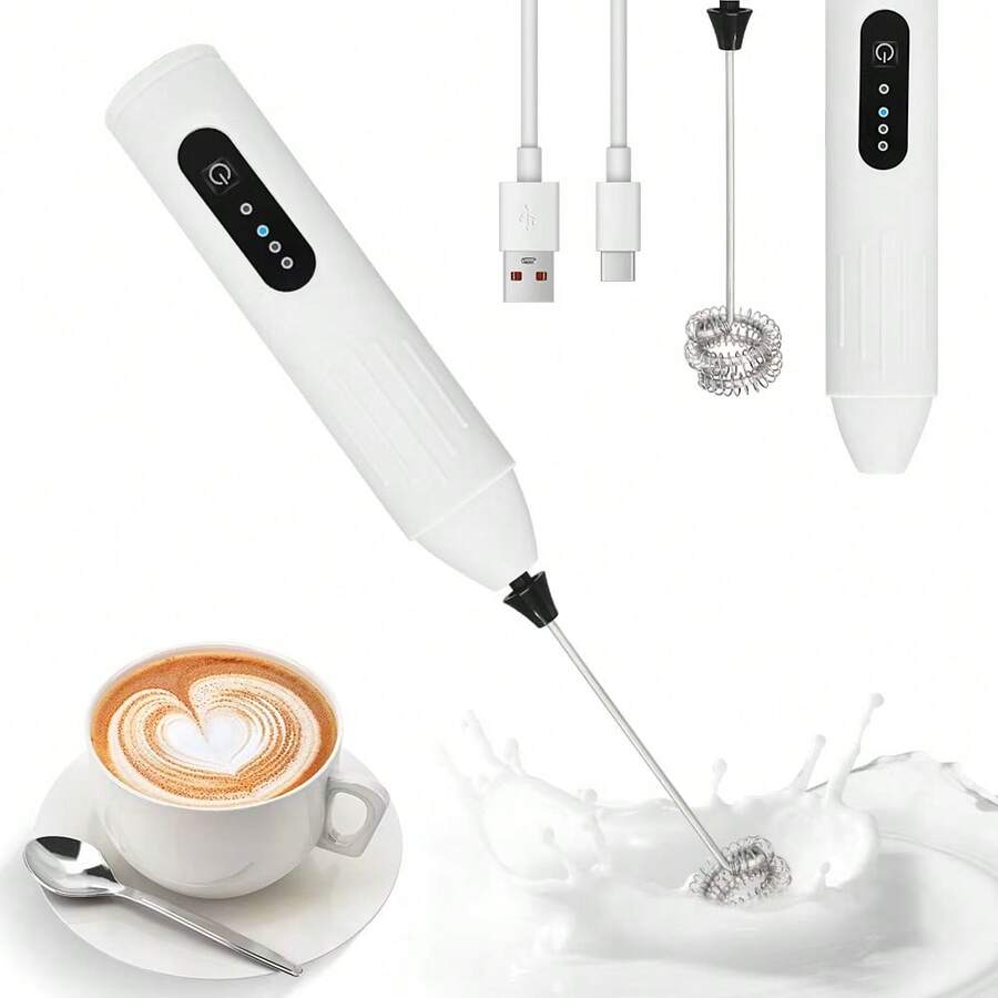 ASMR Milk Frother Coffee Station Gift For Coffee Lovers - 白色 - 查看 1