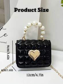 Baby Purse For Toddlers, Girls Purses For Kids , Genuine Pearls & Chain Mini Purse For Little Girls - Ultimate Princess Birthday Gift, Flower Girl Accessory, Photoshoot Prop, Party Bag For Kids - Toddler Dress-Up, Tea Party, Easter Basket - Cute, Elegant, Durable &  Children's Fashion Bag - 彩色 - 查看 10
