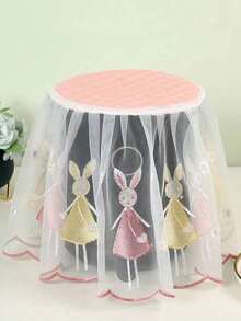 Lace Fabric Dust Cover For Air Fryer, Rice Cooker, Kitchen Appliances - Multicolor - View 4