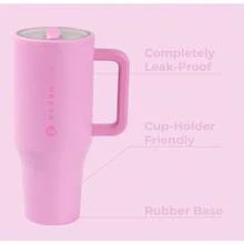 32oz/40oz Large-Capacity Vacuum Cup [One Cup For A Whole Day's Water Needs], 24-Hour Hot And Cold Retention, Essential For Outdoor Work & Sports, Coffee Checkered Design - 彩色 - 查看 4
