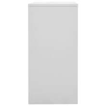 vidaXL Armoires à casiers 2 pcs Gris clair et vert 90x45x92,5 cm Acier - Vert - Voir 4