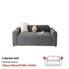 1pc Modern Minimalist Large Leaf Pattern Jacquard Sofa Cover, Full Coverage Pet-Friendly Seat Cushion Slipcover, Fits 1-5 Seat Sofa, Machine Washable, Suitable For All Seasons - Multicolor - View 31