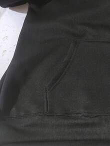 Women Hoodie Colorful Hawaii Shirt Text And Flower Print Pullover Sweatshirt Casual Wear For Beach Vacation Comfortable Fabric Perfect As Gift - 黑色 - 查看 5