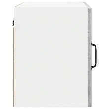 vidaXL Armoire de cuisine avec porte 2 pcs Gris béton 40 x 31 x 40 cm - Gris - Voir 8