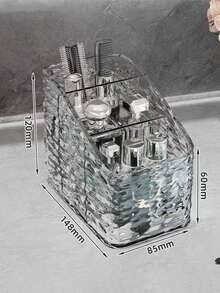 Hộp đựng mỹ phẩm 3 tầng hai cửa dung tích lớn, màu vàng nhạt, kiểu ngăn kéo, thích hợp để đựng phụ kiện trang điểm, trang sức, cọ trang điểm, nước hoa, túi đựng mỹ phẩm, món quà hoàn hảo cho phái nữ, lý tưởng cho ngày Valentine, đồ dùng cần thiết cho mùa tựu trường, trang trí phòng trang điểm. - Nhiều màu - Xem 11