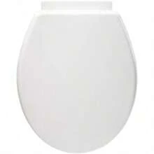 Requisite Needs Soft Close Toilet Seat – White Oval, Top Fixing With Adjustable Hinges - White - View 6