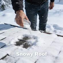 1 件装 550 克/1.21 磅速效融冰剂，有效融化 0°C 至 -10°C 的积雪，使用方便，见效快 - 白色 - 查看 5