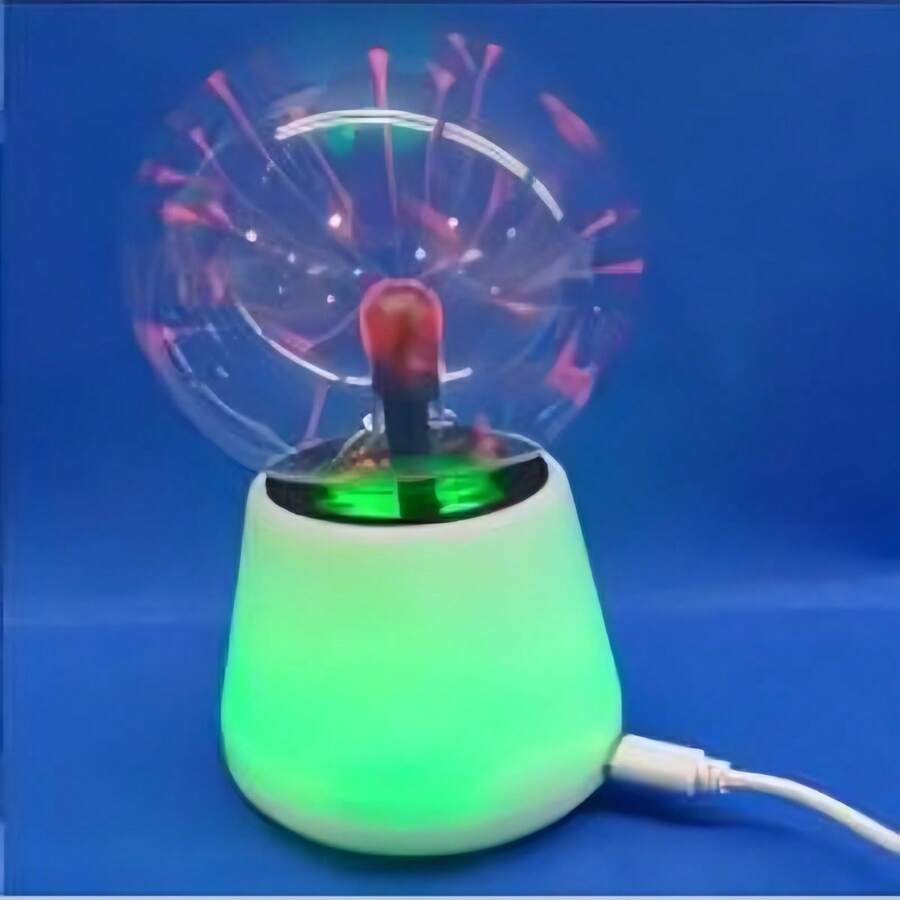 مصباح كرة البلازما، مصباح جو، مصباح كرة ساكنة حساس للمس بالطاقة من USB، مصباح مزاجي متغير اللون 7 ألوان، كرة البرق الساكنة السحرية، إكسسوار حفلة، هدية عيد، ديكور غرفة نوم ومكتب، عيد الحب، هالوين، هدية عيد الميلاد