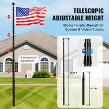 Flagpole Hardware - Silver - View 3