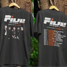 Five Keep On Movin' Tour Shirt - Official Band Merch - Black - View 1