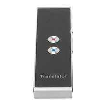 T8+ Smart Voice Translator Portable Translator Device Supports 96 Languages for Travel Abroad Learning Shopping Business(Silver ) - Negro - Ver 3