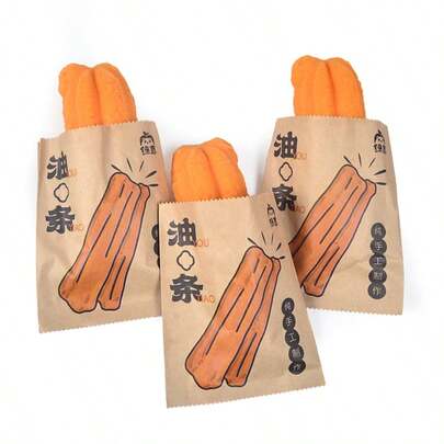 Palitos de masa frita grandes con sonido de apretón para descomprimir, simulación de panecillos al vapor, palitos de masa frita, regalo perfecto de cumpleaños o Navidad