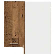 vidaXL Armário suspenso "Lyon" Bois ancien 57 x 57 x 60 cm Bois d'ingénierie - Castanho - Ver 4