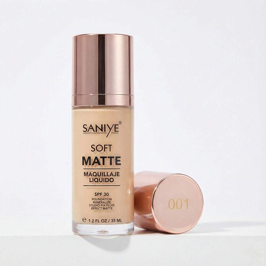 Base Líquida Soft Matte SANIYE SPF 30 - 4WOL Delicate Ivory - Ver 1