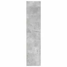 vidaXL Bibliothèque gris béton 80x24x109 cm ingénierie du bois - Gris - Voir 6