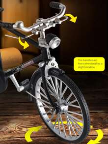 New 28-Inch Bicycle Model, Toy For Teenagers, Classic Retro Assembling Simulation Mountain Bike, DIY Handmade Assembling Toy - Multicolor - View 3