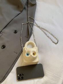 New 3D Stereoscopic Cat Bag, Cute Earphone Case, Mini Punk Style Handbag, Coin Purse, Evening Clutch - Cat Bag - View 17