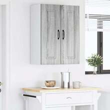 vidaXL Armoire de cuisine Kalmar Gris Sonoma 60 x 31 x 80 cm - Gris - Voir 4