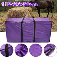 Waterproof Hay Bale Bag – Horse Feeder & Storage For Straw, Camping, Riding NEW - Purple - View 6