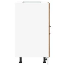 vidaXL Armário de cozinha Porto vieux bois bois d'ingénierie - Castanho - Ver 6