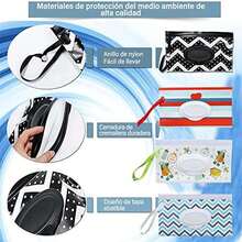 Bolsa Reutilizable para Toallitas Humedas de Bebé, Ideal para Familias, Viajes y Exteriores, Rellenable y Porta Toallitas - Embalaje estándar - Ver 4