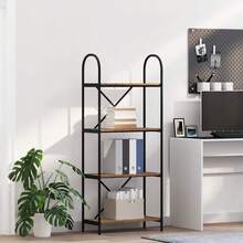 vidaXL Antik-Holzregal 60 x 30 x 146 cm, Holzwerkstoff - Braun - Übersicht 1