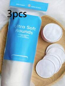 Disposable Round Facial Cleansing Pads, Makeup Remover Pads For Skin Care, Nail Polish Removal, Travel Friendly - White - View 17