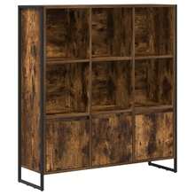 vidaXL Bibliothèque 2 pcs Chêne Fumé 99,5 x 30 x 108,5 cm - Tabac - Voir 2