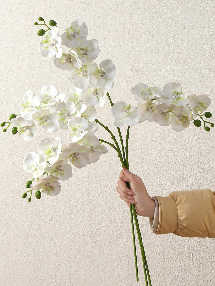 1 件人造蝴蝶兰,7 根逼真的蝴蝶兰茎,人造兰花花束,适用于婚礼、家居装饰、情人节、房间装饰、浴室装饰、婚礼用品、情人节装饰、婚礼装饰、派对用品、春季装饰、餐桌摆饰。 - 彩色 - 查看 1