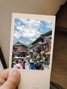 3/5pcs Customized Photo Prints, Personalized Couple Photos, DIY Birthday Anniversary Gift, Valentine's Day Gift, Personalized Gift, Special Occasion Gift, Fashionable Souvenir, Elegant Stationery, High-Quality Printing, Durable Material, Mini Photo Prints, Commemorative Card - Multicolor - View 10