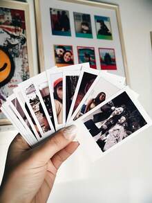 3/5pcs Customized Photo Prints, Personalized Couple Photos, DIY Birthday Anniversary Gift, Valentine's Day Gift, Personalized Gift, Special Occasion Gift, Fashionable Souvenir, Elegant Stationery, High-Quality Printing, Durable Material, Mini Photo Prints, Commemorative Card - Multicolor - View 6